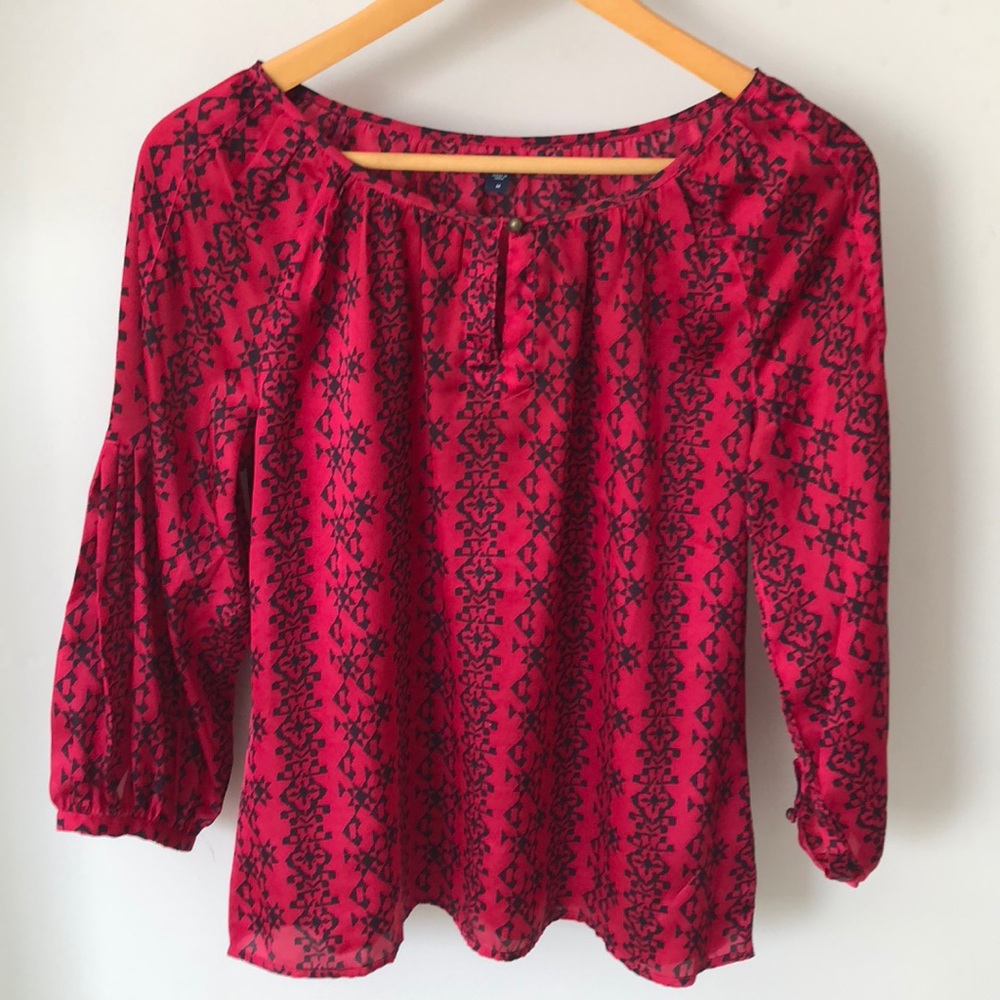 Silk like New Gap blouse